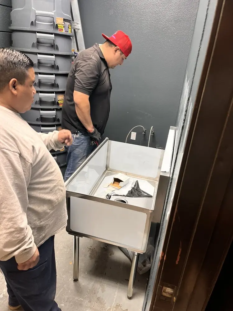 Commercial plumbing and sink installation in Kingsport